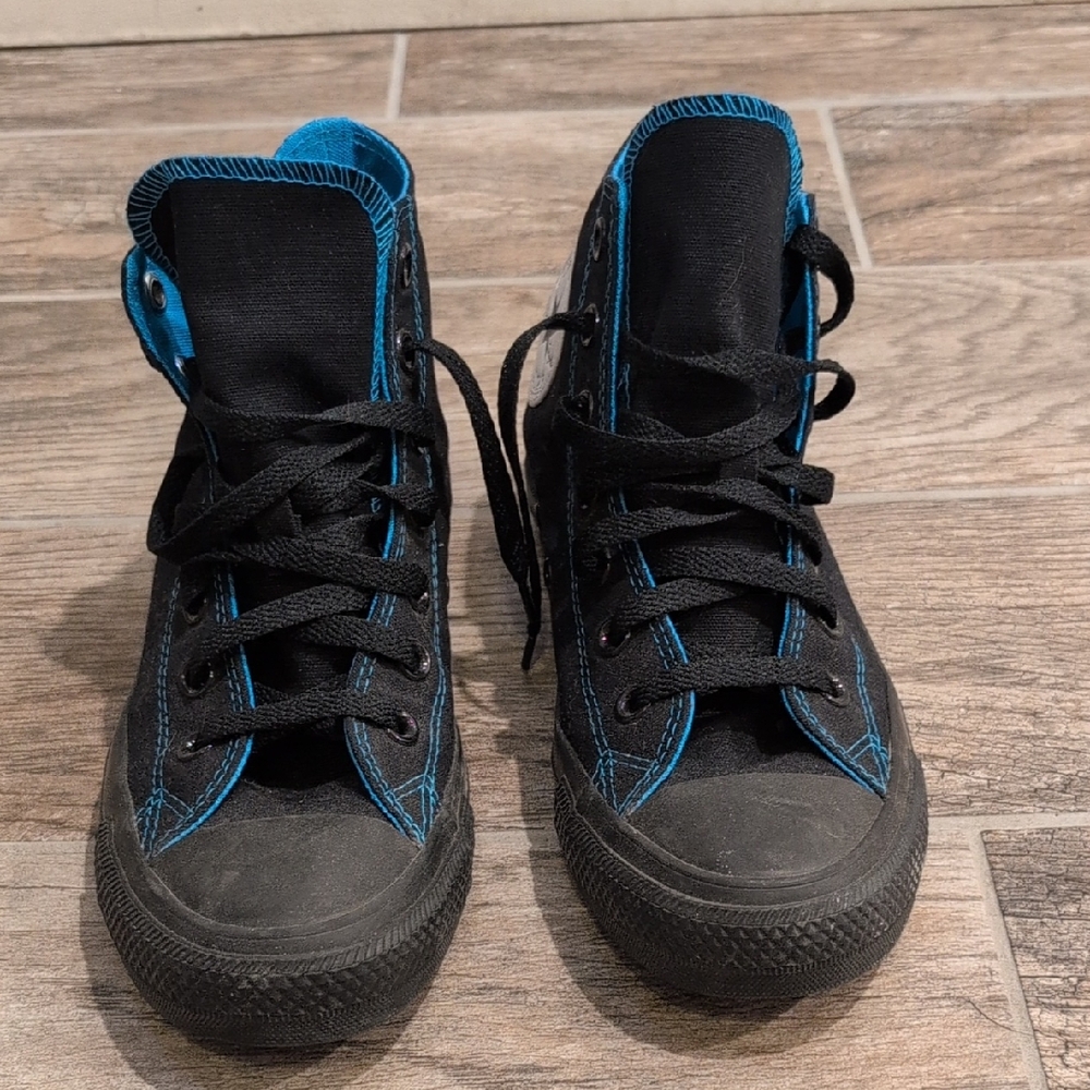 Converse Black and Blue Sneakers Canvas Casual